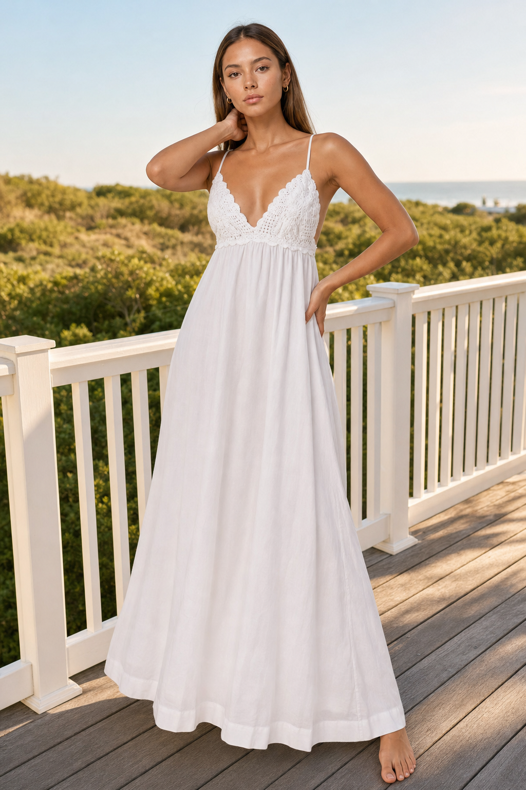 Ivory Afternoon Maxi Dress